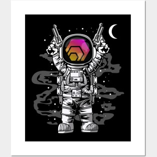 Astronaut HEX Coin To The Moon Crypto Token Cryptocurrency Wallet Birthday Gift For Men Women Kids Posters and Art